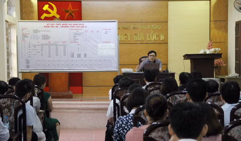 Điểm thi họp đầu giờ đầu