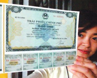 Đợt phát hành lần II tháng 2 /2009 chỉ có 10/50 triệu USD trái phiếu được huy động