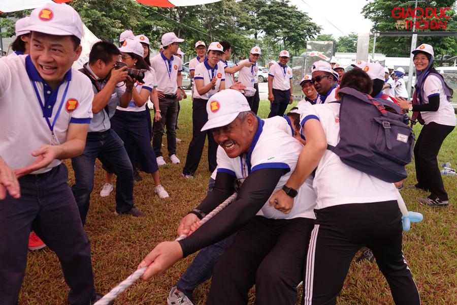 Trò chơi dân gian được tổ chức trong " Ngày gia đình ASEAN 2019"