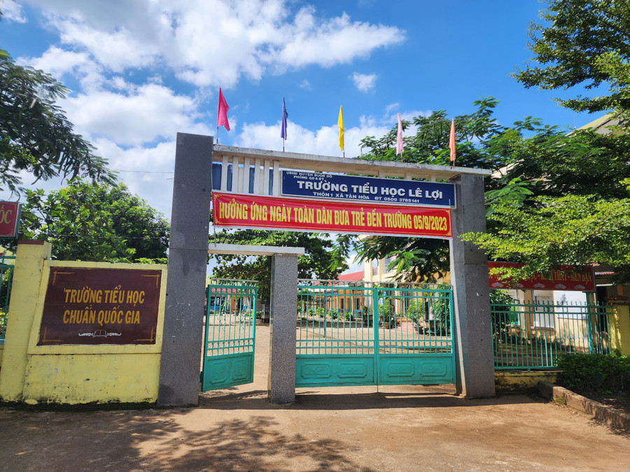 Trường tiểu học Lê Lợi, huyện Buôn Đôn - Ảnh: TT. Trường tiểu học Lê Lợi, huyện Buôn Đôn - Ảnh: TT.