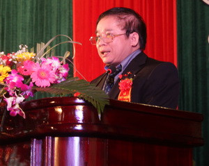 Thứ trưởng Bộ GD&ĐT Bùi Văn Ga phát biểu tại buổi Lễ (Ảnh: Xuân Nguyên)