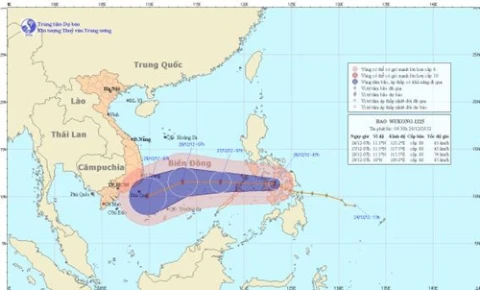 Biển Đông bị bão Ngộ Không hoành hành