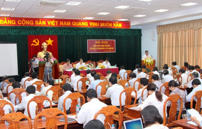 Phó Thủ tướng Vũ Văn Ninh – Trưởng Ban Chỉ đạo Tây Nam Bộ chủ trì hội nghị giao ban 3 Ban Chỉ đạo Tây Bắc, Tây Nguyên, Tây Nam Bộ. - Ảnh: VGP/Xuân Tuyến