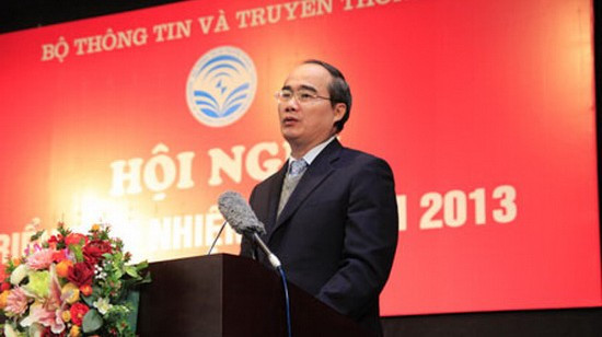 Phỏ Thủ tướng Nguyễn Thiện Nhân phát biểu tại hội nghị Phỏ Thủ tướng Nguyễn Thiện Nhân phát biểu tại hội nghị