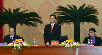 Thủ tướng Nguyễn Tấn Dũng khẳng định: Đảng, Nhà nước coi công tác thanh niên là vấn đề sống còn của dân tộc.