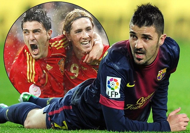 Chelsea muốn có David Villa đá cặp cùng Torres