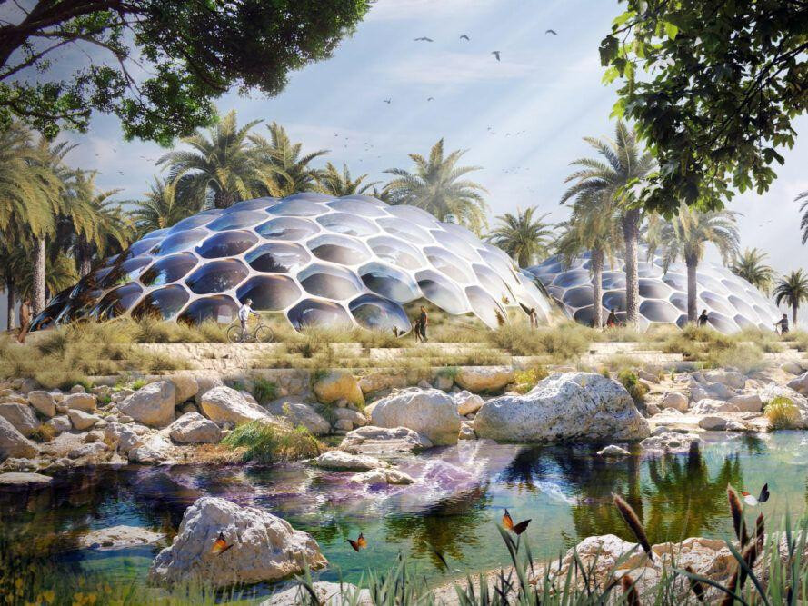 Cảnh quan xanh được thiết kế với các khu vực tự nhiên nhằm cung cấp sự thay đổi môi trường sống cho động vật hoang dã. Ảnh: URB/SWNS. Cảnh quan xanh được thiết kế với các khu vực tự nhiên nhằm cung cấp sự thay đổi môi trường sống cho động vật hoang dã. Ảnh: URB/SWNS.