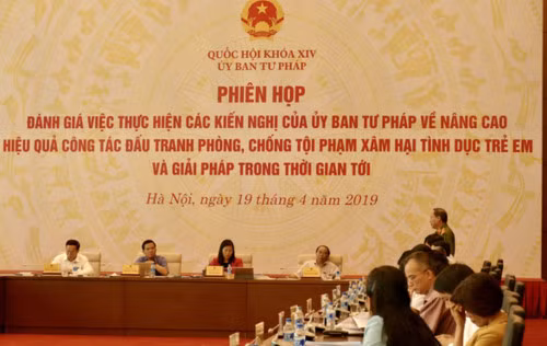 Phiên họp của Ủy ban Tư pháp rất cần thiết nhằm đốc thúc việc xử lý các vụ án, vụ việc nổi cộm. Ảnh: Lê Kiên