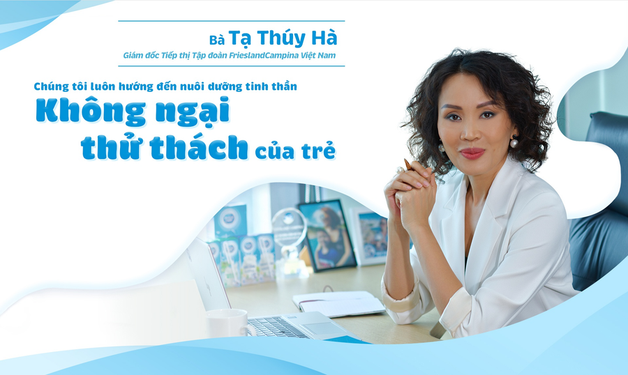 Giám đốc Tiếp thị FrieslandCampina VN: “Chúng tôi luôn hướng đến nuôi dưỡng tinh thần không ngại thử thách của trẻ” - Ảnh 1. Giám đốc Tiếp thị FrieslandCampina VN: “Chúng tôi luôn hướng đến nuôi dưỡng tinh thần không ngại thử thách của trẻ” - Ảnh 1.