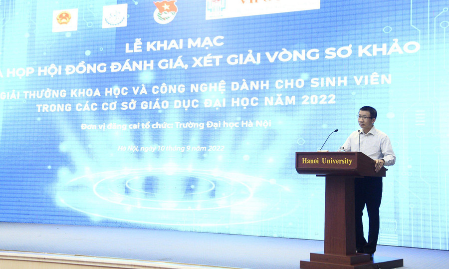 Ông Vũ Thanh Bình phát biểu tại lễ khai mạc