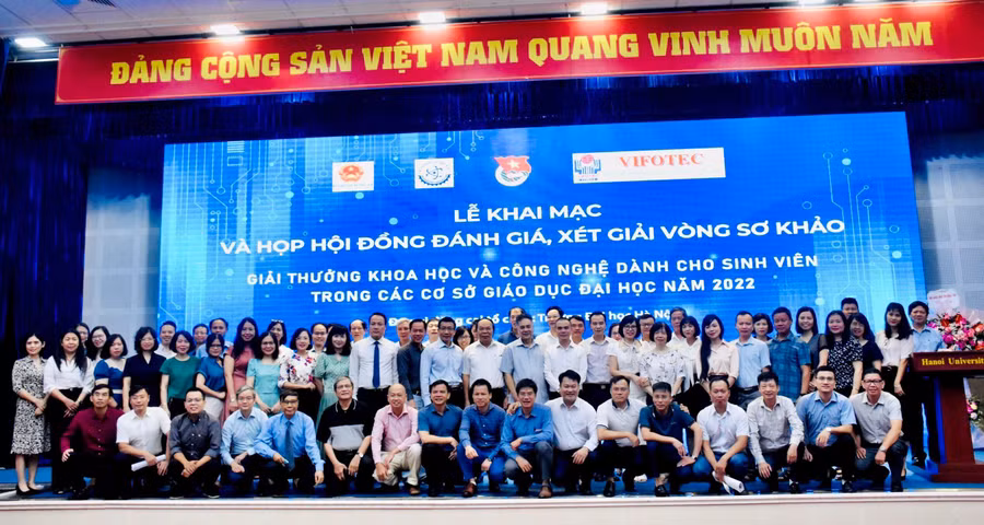 Giải thưởng Khoa học Công nghệ cho sinh viên năm 2022 được khai mạc ngày 10/9
