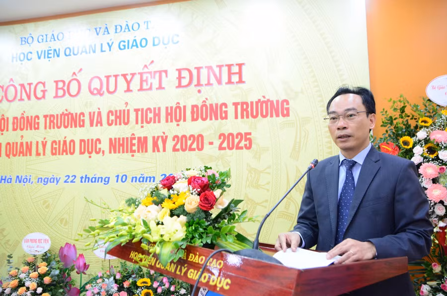 Thứ trưởng Hoàng Minh Sơn phát biểu tại buổi lễ