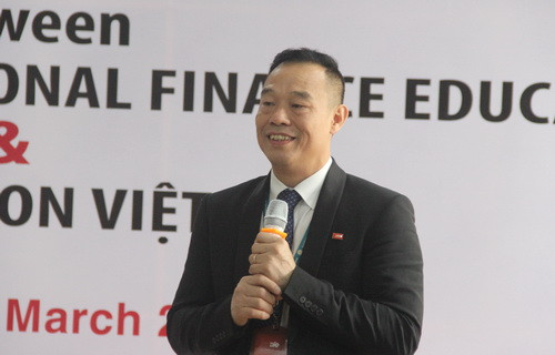 Ông Bùi Đường Nghiêu – Viện trưởng Viện ĐTQT phát biểu tại Lễ ký kết