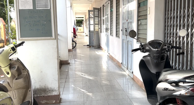 Bên trong khu KTX hơn 35 tỷ đồng hiện cho nhiều người lao động thuê trọ. (Ảnh: PN)