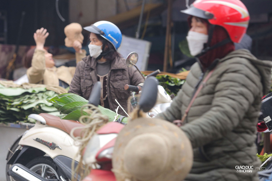 Lượng lá dong tại các tỉnh đổ về ít hơn so với cùng kỳ năm ngoái khiến cho giá tăng gấp đôi dù sức mua không cao. Lượng lá dong tại các tỉnh đổ về ít hơn so với cùng kỳ năm ngoái khiến cho giá tăng gấp đôi dù sức mua không cao.