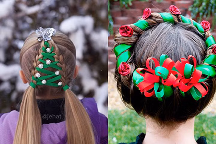 10 kiểu tóc độc đáo cho nàng nổi bật đêm Noel