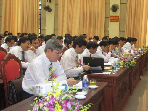 Các đại biểu dự Hội nghị Các đại biểu dự Hội nghị