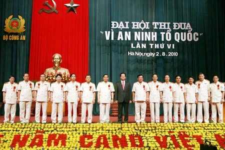 CAND phải đi đầu trong các phong trào thi đua yêu nước