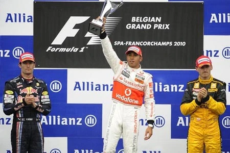 Hamilton ngất ngây với chức vô địch Grand Prix Bỉ