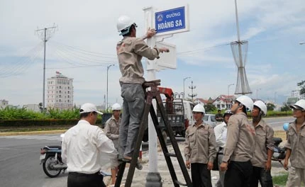 Đà Nẵng gắn biển tên đường Hoàng Sa, Trường Sa