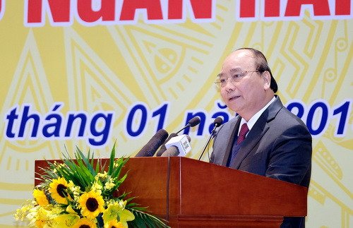 Thủ tướng Nguyễn Xuân Phúc phát biểu tại hội nghị Thủ tướng Nguyễn Xuân Phúc phát biểu tại hội nghị