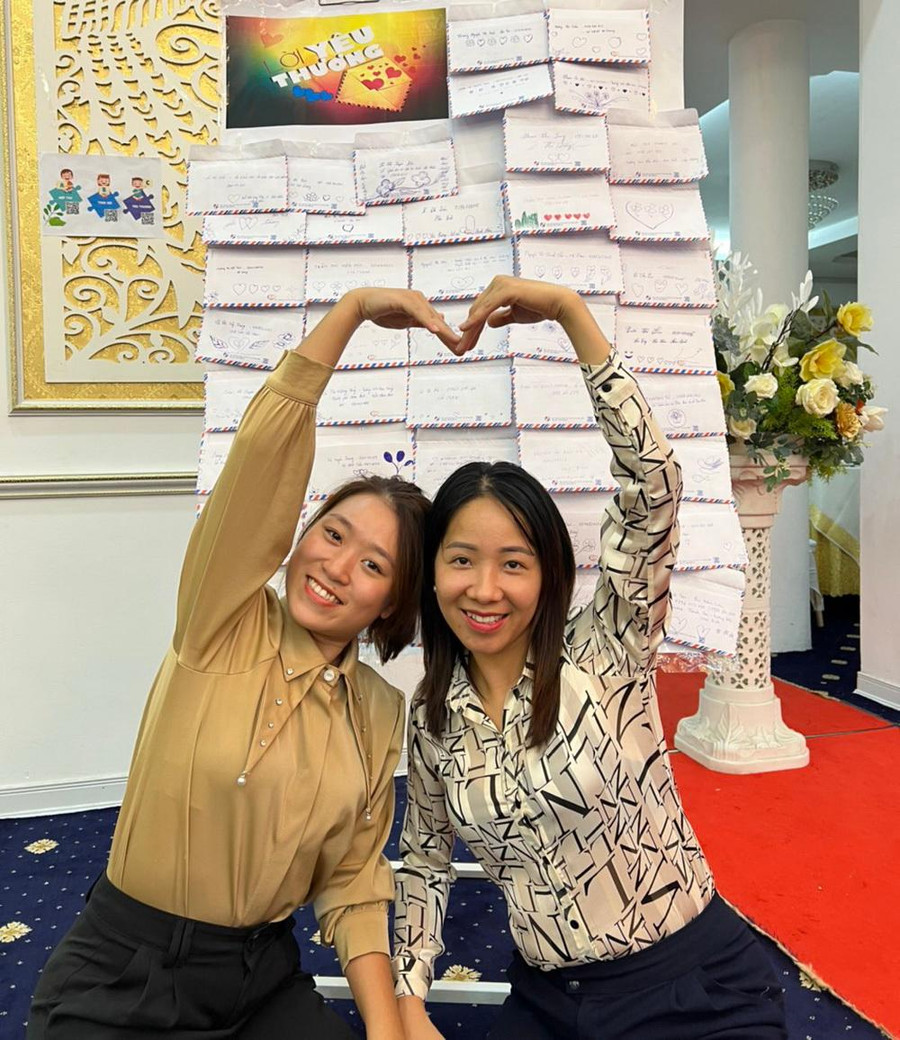 Phút thư giãn của học viên. Phút thư giãn của học viên.