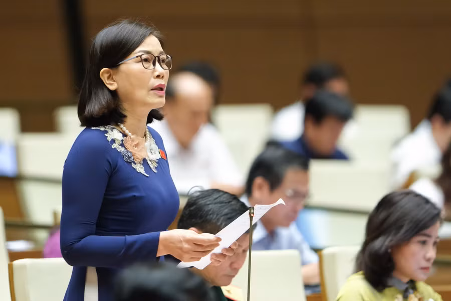 Đại biểu Nguyễn Thị Xuân.