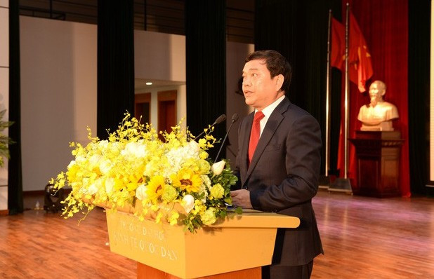 GS.TS Trần Thọ Đạt phát biểu tại buổi lễ