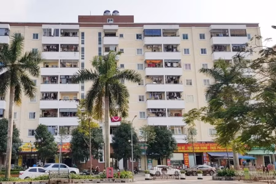 Tòa chung cư nơi xảy ra sự việc. Ảnh: VietnamNet.