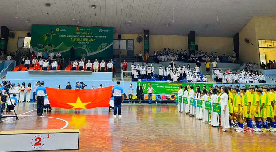 Quang cảnh lễ bế mạc giải.