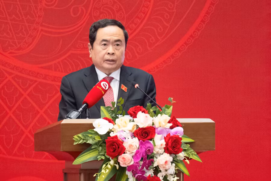 Phó Chủ tịch Thường trực Quốc hội Trần Thanh Mẫn phát biểu khai mạc.