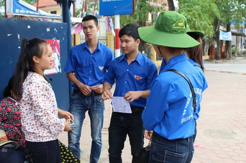 Thanh Hóa: Ra quân tiếp sức mùa thi năm 2015