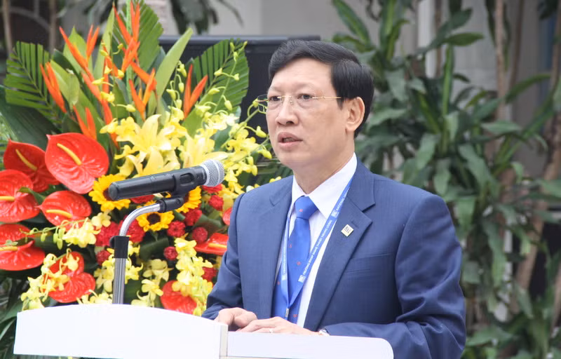 PGS.TS Đào Đăng Phượng phát biểu tại buổi lễ