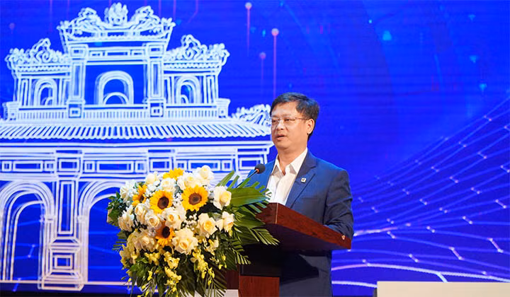 Phó Chủ tịch Thường trực UBND tỉnh Thừa Thiên - Huế Nguyễn Thanh Bình phát biểu.