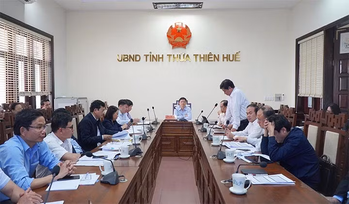 Đại diện các bên liên quan cho ý kiến tại cuộc họp. (Ảnh: N.H).