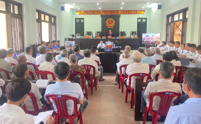 Phiên toà đang thu hút sự quan tâm của dư luận. (Ảnh: M.N) Phiên toà đang thu hút sự quan tâm của dư luận. (Ảnh: M.N)