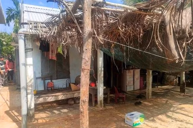 Gia đình cháu T. nơi xảy ra sự việc đau lòng. (Ảnh: Phúc Hiếu)