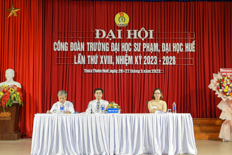 Công đoàn Trường ĐH Sư phạm phấn đấu đạt nhiều chỉ tiêu trong nhiệm kỳ mới 2023 - 2028.