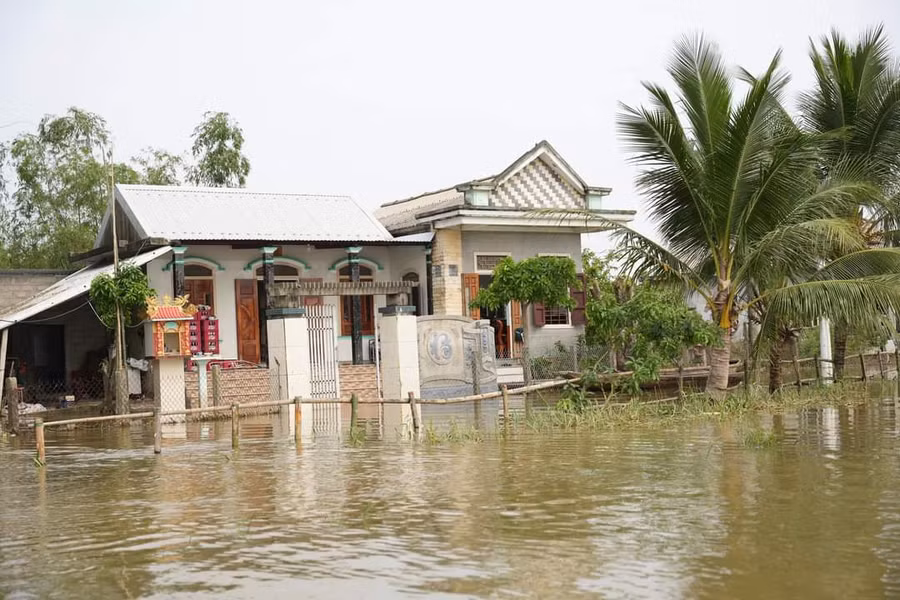 Quảng Điền là địa phương thấp trũng, thường xuyên chịu ảnh hưởng bởi mưa lũ tại Thừa Thiên - Huế.