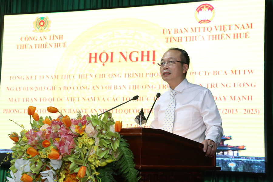 Ông Phan Quý Phương - Phó Chủ tịch UBND tỉnh Thừa Thiên - Huế phát biểu tại Hội nghị. Ông Phan Quý Phương - Phó Chủ tịch UBND tỉnh Thừa Thiên - Huế phát biểu tại Hội nghị.