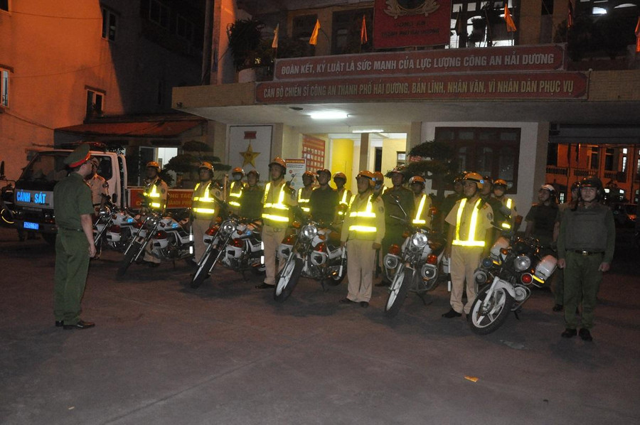 Công an TP. Hải Dương ra quân. Công an TP. Hải Dương ra quân.