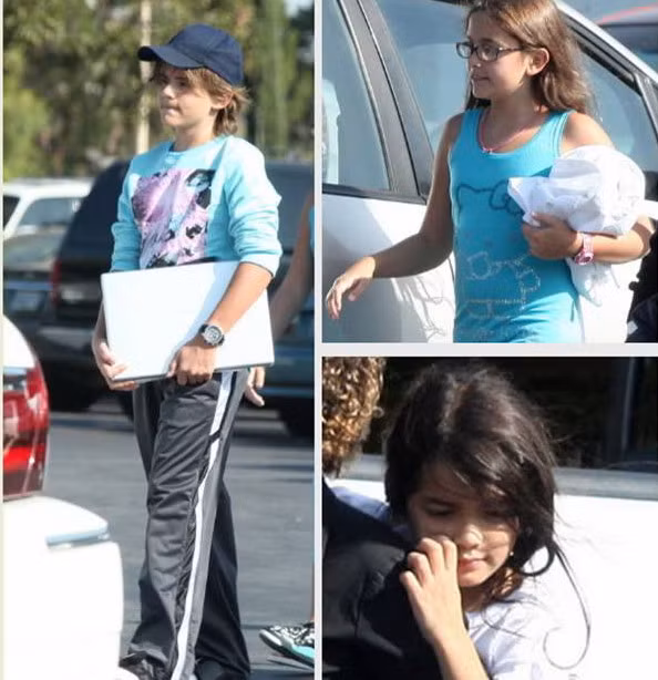 3 con của Michael Jackson đi học võ