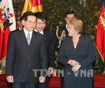 Việt Nam – Chile tăng cường quan hệ song phương