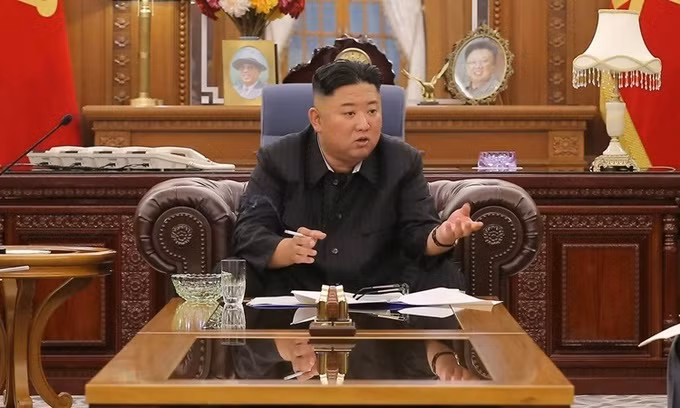 Hình ảnh ông Kim Jong Un do hãng thông tấn KCNA công bố hôm 8/6