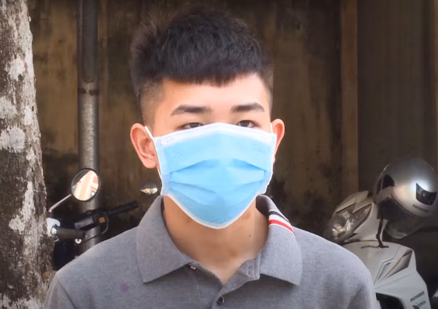 Nguyễn Đăng Anh tại cơ quan chức năng.