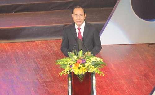 Chủ Tịch nước Trần Đại Quang phát biểu tại buổi Lễ Chủ Tịch nước Trần Đại Quang phát biểu tại buổi Lễ