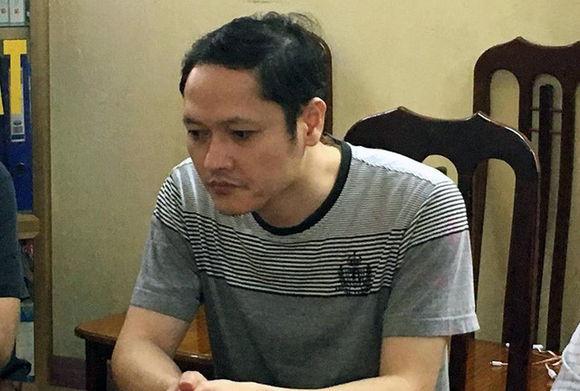 Bị can Vũ Trọng Lương trong buổi làm việc với CQĐT Bị can Vũ Trọng Lương trong buổi làm việc với CQĐT