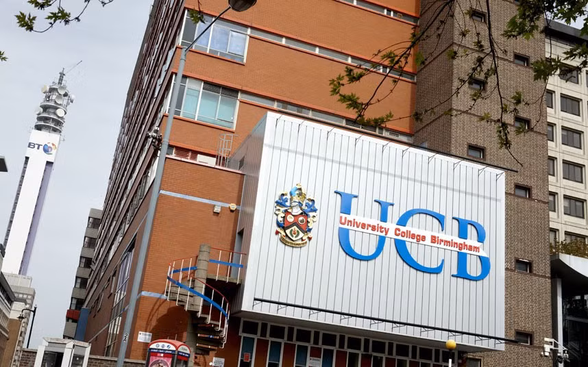 12. University College Birmingham Average annual cost of degree: £7,420 Awarded full university status last year, 2012, University College Birmingham is based on two sites, Summer Row is in the city centre, while Richmond House is nearby. A new campus will be ready for the 2013/14 academic year, which includes a 24-hour flexible learning centre, a cafe and a dedicated Postgraduate Centre.