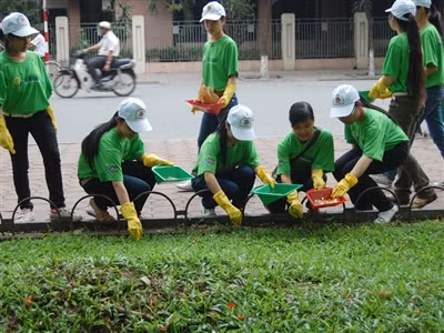 Hưởng ứng Ngày Vệ sinh yêu nước trong các cơ sở GD