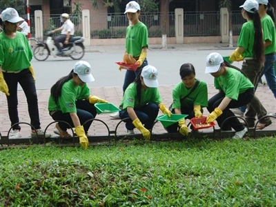 Hưởng ứng Ngày Vệ sinh yêu nước trong các cơ sở GD